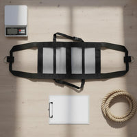 Heavy Duty Nylon Lamb Weighing Sling Adjustable Straps Livestock Scale Sling Strong Buckle Livestock Lifting Harness Breathable Mesh for Farmers, Veterinarians, Farm, Veterinary Medical Facility