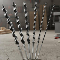 6 Pieces Long Auger Set Spiral Flute Ship Auger Wide Range of Use