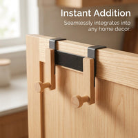 Hook Rack with Wood and Iron for Nordic Style Hanging, Removable Storage for Dorm Room or Home Use, No Nail Coat