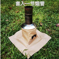 帐篷柴火炉烟囱防雨罩防雨帽唤雨柴火炉配件简易版柴火炉防烫棉