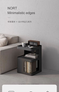 北欧风可移动卧室床头柜收纳柜简约现代创意边几小型轻奢储物柜