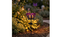 Outdoor Butterfly Garden Stakes with Solar Lights Decorative Butterfly Stake Lights Patterned Garden Stake Light Sturdy for Lawn