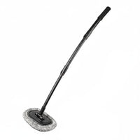 Highly Absorbent Telescopic Car Wash Brush Wet and Dry Use Long Handle Car Cleaning Mop Detachable Head Automotive Accessory