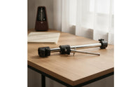 Two-Section Cymbal Stand Rod with Felt Washer Chrome-Finished Cymbal Rod Adjustable Attachment Modular for Drummers, Percussionists, Live Stage, Recording Studios, Rehearsal Rooms