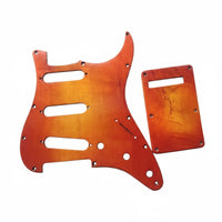 Electric Guitar Pickguard Multi-Part Set Wood Guitar Pickguard Guard Film Musical Accessory