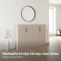 Entryway Footwear Storage Versatile Piece Large Capacity Storage Versatile Piece Multi-Functional Top Dustproof for Partners