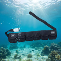 6 Pocket Weight Belt Abrasion-Resistant Pocket Weight Belt Quick Drain Design