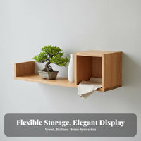 interwoven lattice Shelf Japanese artistic and design mural Decoration Space-Saving