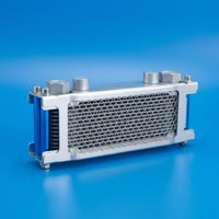 Upgraded Thickened Design Aluminum Oil Cooler for Rugged Terrain-Pavement, Racing