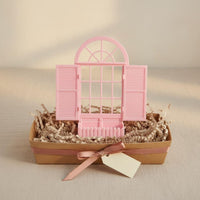 Dollhouse Window Flower Box Photography Prop Hobby Supply for Collectors