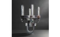 Rotating Ceiling Mount with Hook 180° Swing Overhead Mount Rustproof Swivel Hanger Indoor Outdoor for Patio