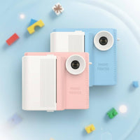 Kids Instant Print Camera Gift Twin Lens Print Camera 3-in-1 for Travel