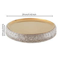 Tray with Mirrored Top Sparkling Mirrored Tray Versatile for Weddings