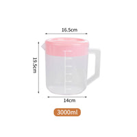 Egg Beater Mixer Pitcher Large Capacity Lidded Measuring Jug Two-in-onePurpose