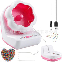Beading Needle Kit Handmade DIY Bracelet Necklace Beading Tool Set Small Bead Stringing Tool