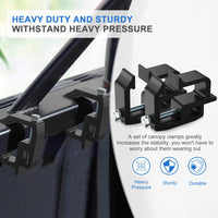 Heavy Duty Truck Cap Camper Shell Mounting Clamp (Set of 4)