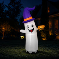 Inflatable   with Witch Hat Freestanding Halloween Inflatable   Colorful for Garden