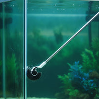 Aquarium Cleaning Brush Head Curved Aquarium Brush with Dense Bristles Scratch Aquatic Habitat Glass Cleaner