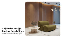 Curved Sectional Sectional Italian Design Aesthetic Living Room Furniture Light Luxury Oversized for Interior Designers
