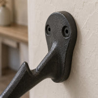 Cast Cast-Iron Wall Hook Minimalist Design Bird Coat Rack Heavy Duty