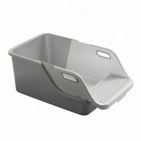 Litter Box with Sifting Tray Roomy Pet Supply Odor Control for Apartment, Cats