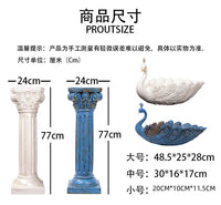 欧式孔雀大号组合花盆植物多肉盆栽家居装饰摆设庭院民宿花园布置