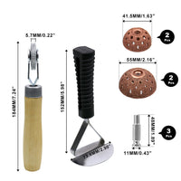 Pneumatic Low-Speed Grinder Set with Tungsten Carbide for Tire Repair