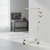 Adjustable Height Bike Rack with Hook Space-Saving Bike Stand with Hooks Non-Slip Cycle Parking Stand Heavy Duty for Cyclists, Apartment Dwellers, Indoor, Garage