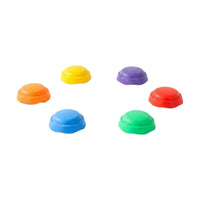 6 Pieces Floor Stepping Platforms Dome-Shaped Indoor Round Balance Stepping Stones Sensory Balance Stones 27.5 Cm Coordination for Children