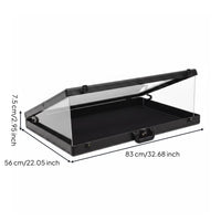 Sports Card Display Case Transparent Lid for Retail Shop, Collectors