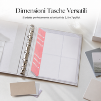 LOVELY A5 6-Hole Photocard Album Pages for K-Pop Photocards and Instant Photos