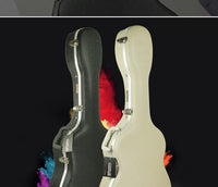 MARUE Portable ABS Guitar Case for Folk and Classical Guitars, 39/41 Inch