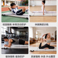 加厚四折叠体操垫 PU 皮革耐磨垫 瑜伽舞蹈仰卧起坐多用垫