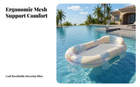 Supportive Pool Lounger with Mesh Seat