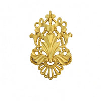 European-Style Wall Medallion Symmetrical Openwork Ceiling Ornament