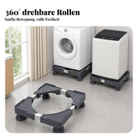 Refrigerator Base Adjustable Laundry Appliance Stand Stable Laundry Appliance Base Stand Grid-Textured