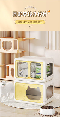猫窝四季通用猫咪房子别墅家居半包式猫屋猫笼子宠物用品
