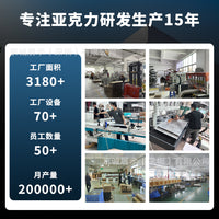 亚克力口罩分配器 挂壁式手套收纳盒 3 格亚克力一次性口罩手套盒