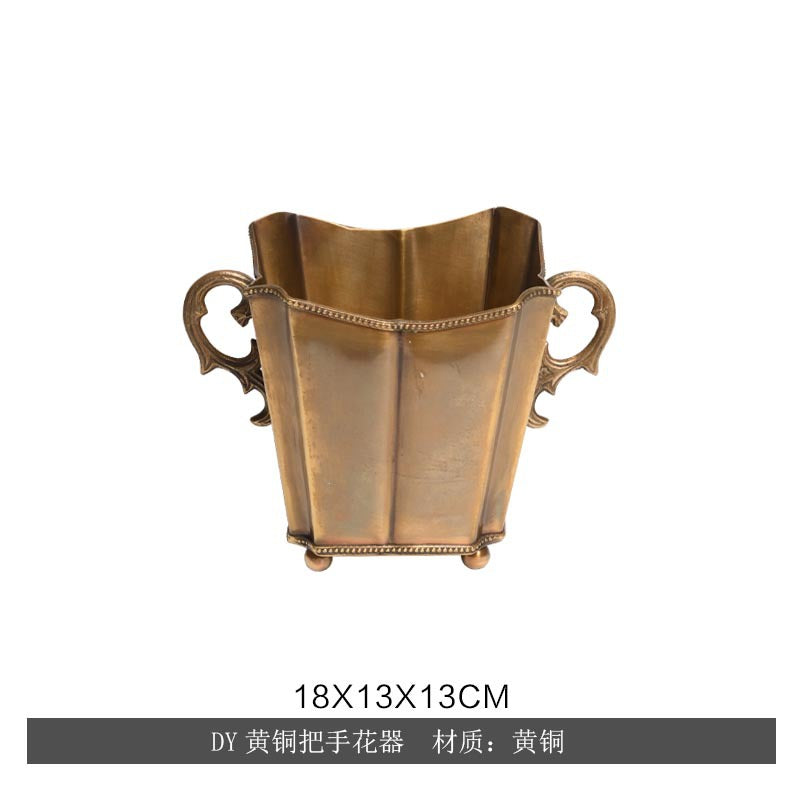 Brass Handle Vase