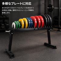 Plate Rack Weight Storage Competition Olympic Plate Rack Steel Matte Finish