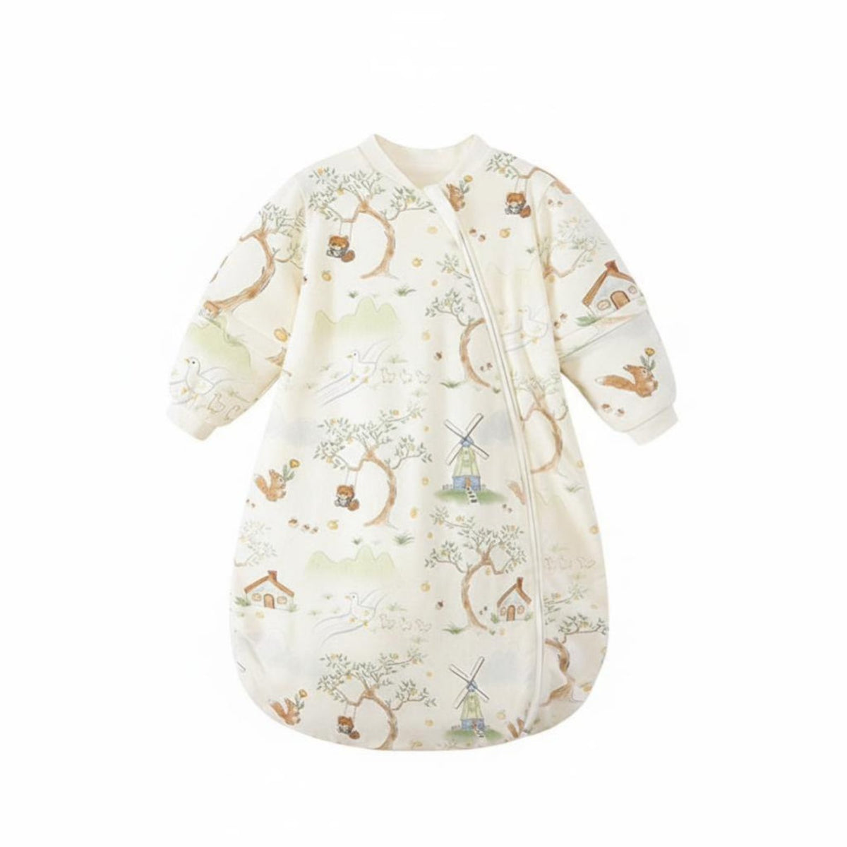 Anti-Kick Design Infant Sleepsuit Year-Round Wearable Blanket Temperature Regulating Sleep Sack Breathable for Newborns, Toddlers, Bedtime, Crib Use, Rest Time, Resttime