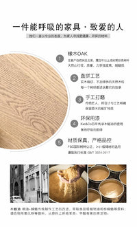北欧复古铁艺橡木小秋千椅  轻奢ins网红阳台休闲摇椅创意猫爬架