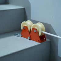 Wall Corner Pulley Labor-Saving Corner Rope Guard Anti-Wear Rope Protector for Professionals, Building Exterior, Construction Site