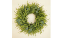 Eucalyptus Wreath with Fern Sprigs Dense for Entryway