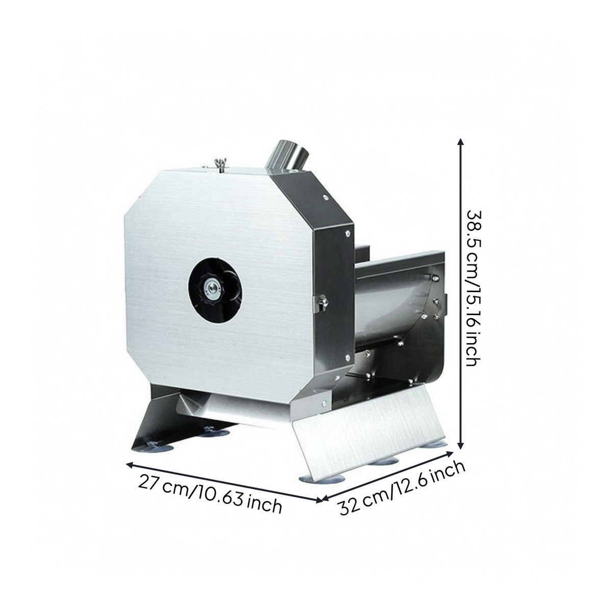 Adjustable Thickness Electric Stainless Steel Food Cutter Metal Housing Direct-Cut Food Cutter for Vegetable Slicing