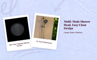 Brass high-pressure shower set