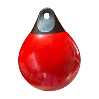 Boat Fender Ball Round Inflatable Buoy 4 Mm Thick PVC Buoy Glossy Red Open Water Swimming Float