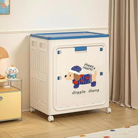 Foldable Wheeled Storage container two-way entry Compressible Wheeled Chest Easy Assembly
