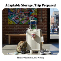 Hardside hand luggage Hard Exterior Design Ribbed Hardside for Students