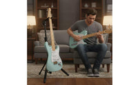 Foldable Guitar Floor Stand Padded Support Tripod Guitar Stand